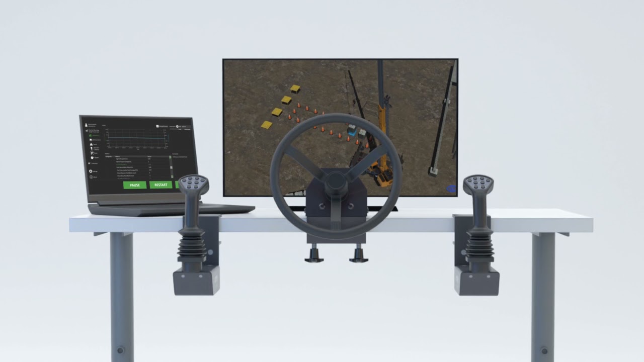 Construction Equipment Training Simulator | Vortex Edge Plus | CM Labs