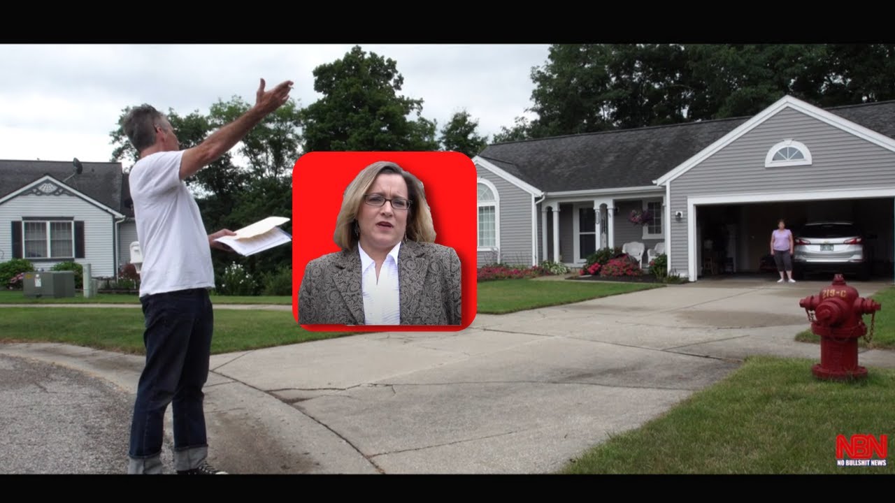 Powerful Politician Accused of Scamming Old Woman Drops F-Bomb From Upstairs Window!