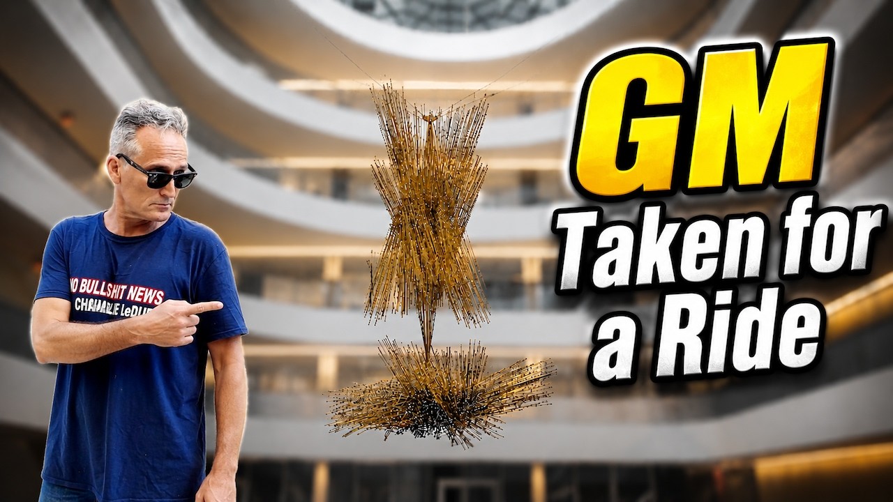 General Motors Taken for a Ride- The new shiny HQ art piece isn’t bronze. It’s spray paint.